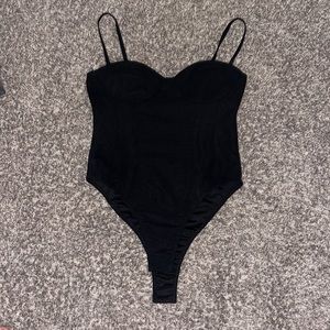 princess polly black bodysuit